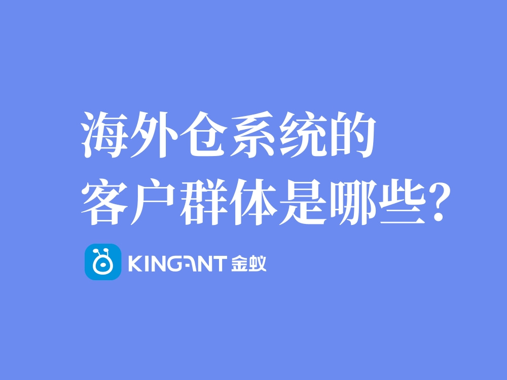 海外倉系統(tǒng)的客戶群體是哪些？